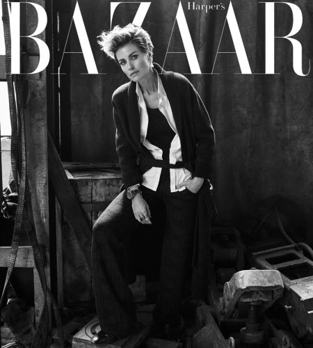 Harper’s Bazaar Czech October 2016 Daniela Pestova by Andreas Ortner