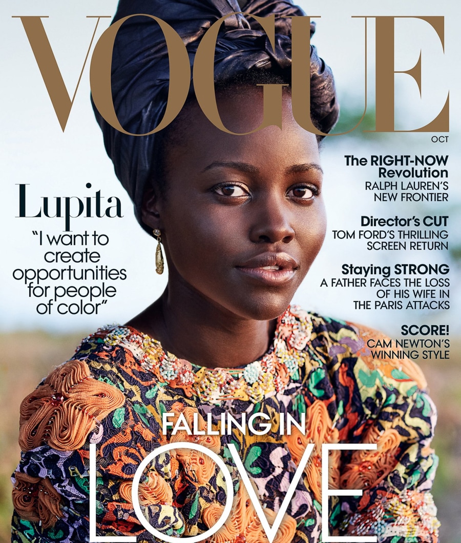 Vogue US October 2016 Lupita Nyong’o by Mario Testino