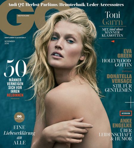 GQ Germany November 2016 Toni Garrn by Matthew Brookes