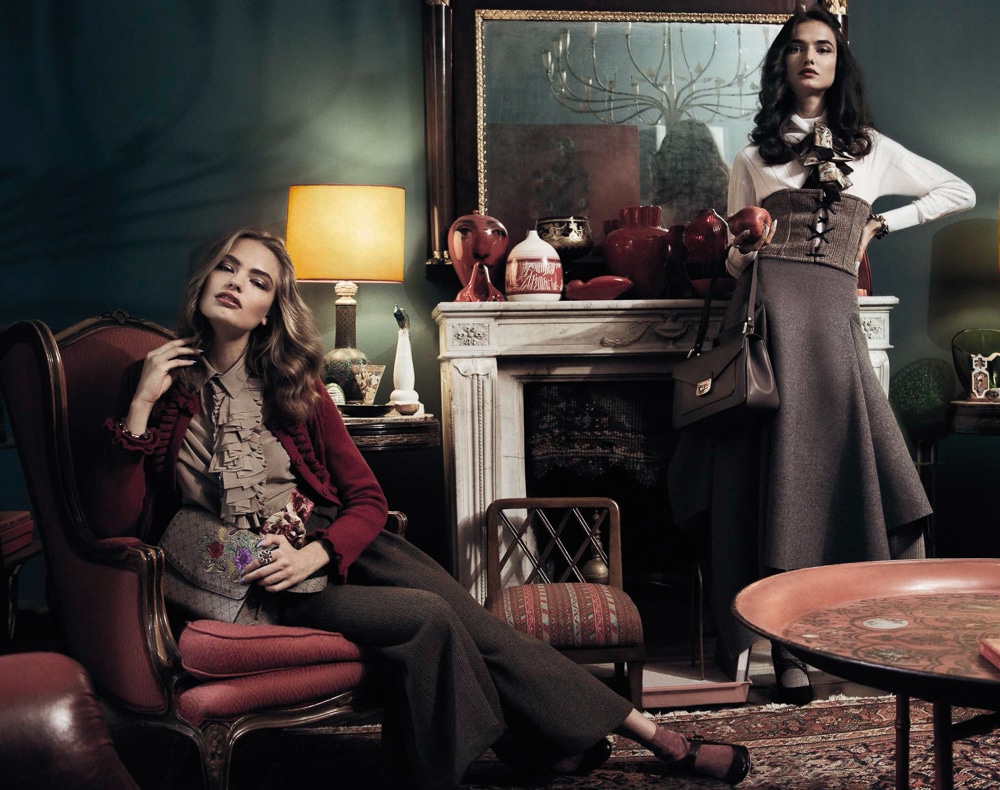 Vogue Italia October 2016 Blanca Padilla and Anna Mila by Greg Lotus