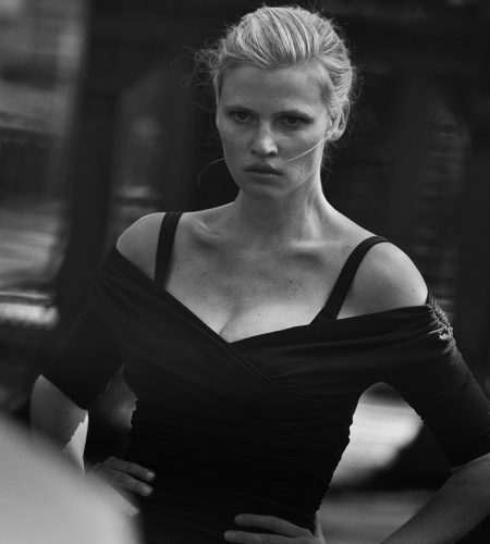 Vogue Netherlands October 2016 Lara Stone and Elisa Hupkes by Peter Lindbergh