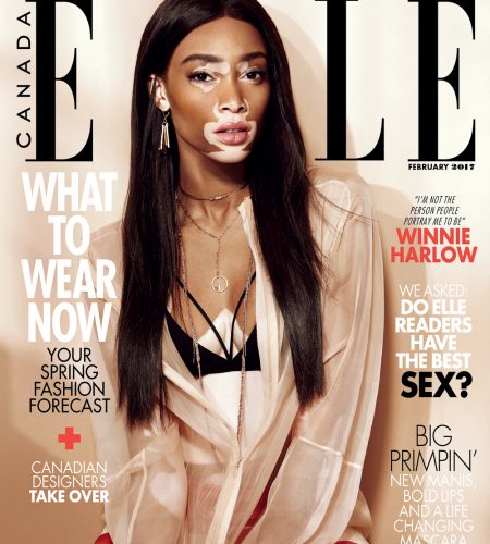 ELLE Canada February 2017 Winnie Harlow by Nelson Simoneau