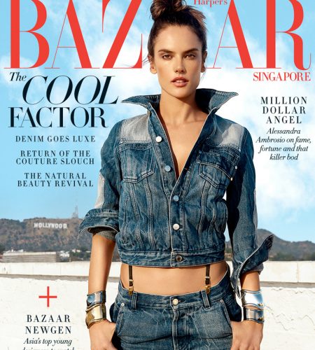 Harper’s Bazaar Singapore January 2017 Alessandra Ambrosio by Yu Tsai