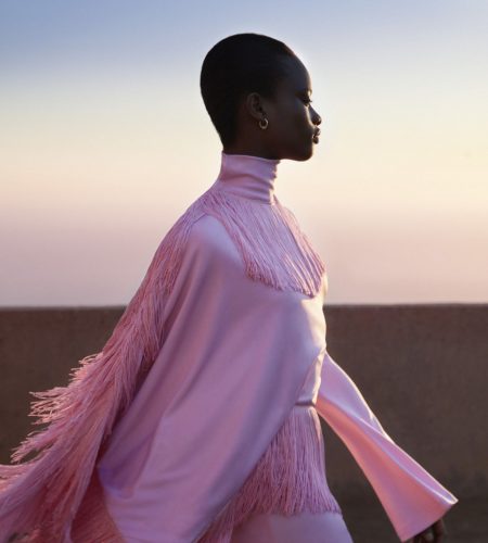 Harper’s Bazaar February 2017 Mayowa Nicholas by Camilla Akrans