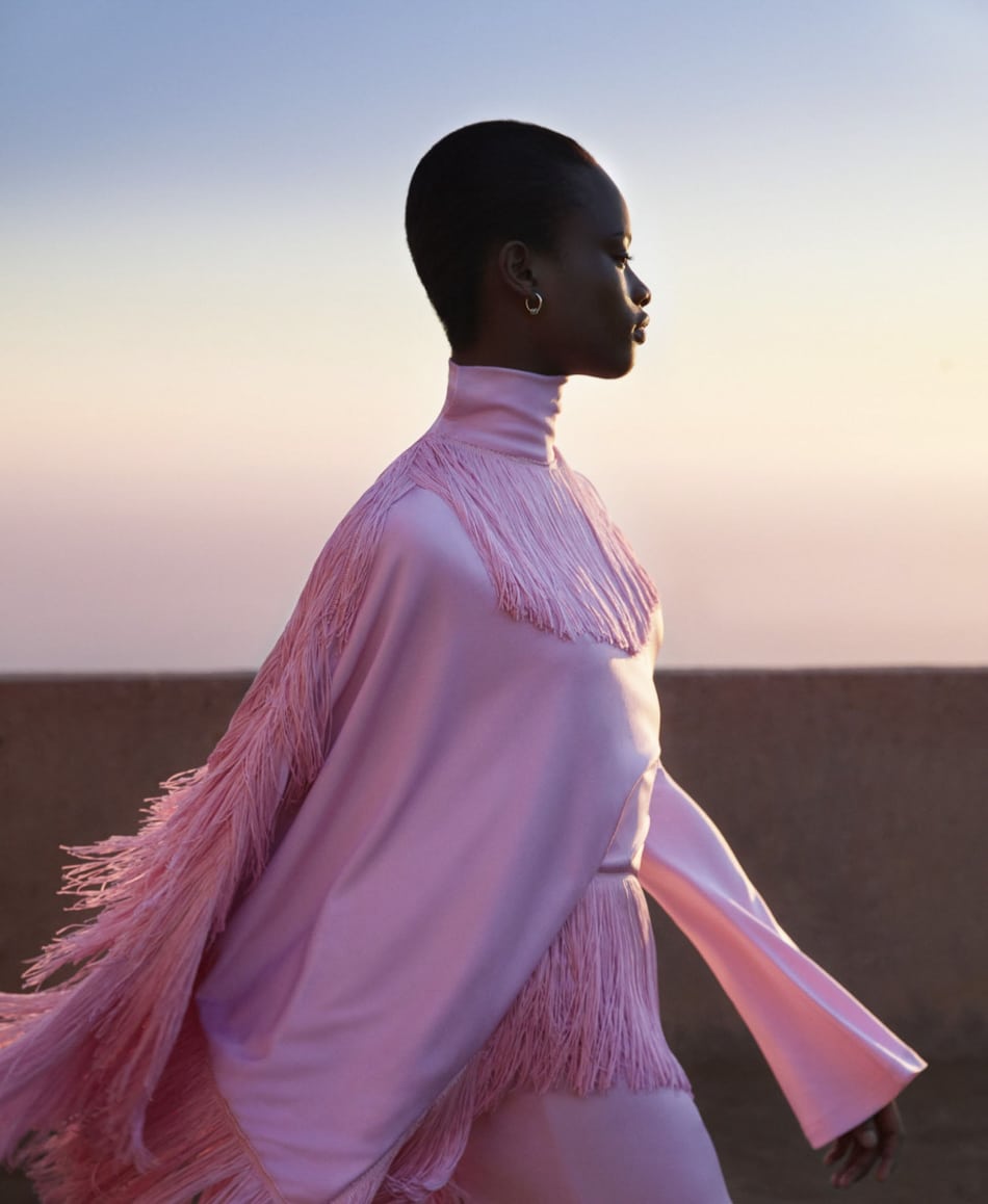 Harper’s Bazaar February 2017 Mayowa Nicholas by Camilla Akrans