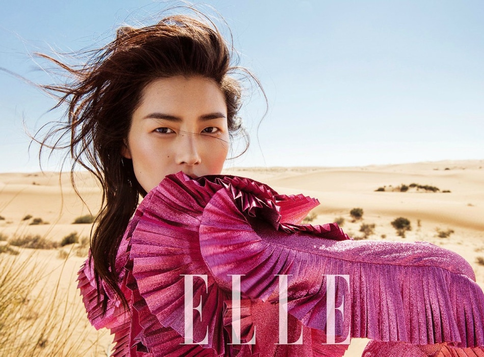 ELLE China March 2017 Liu Wen by Li Qi