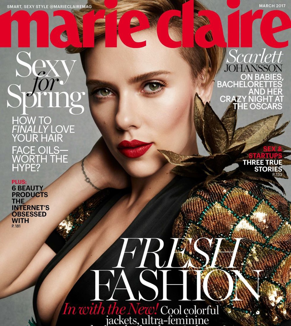Marie Claire March 2017 Scarlett Johansson by Tesh