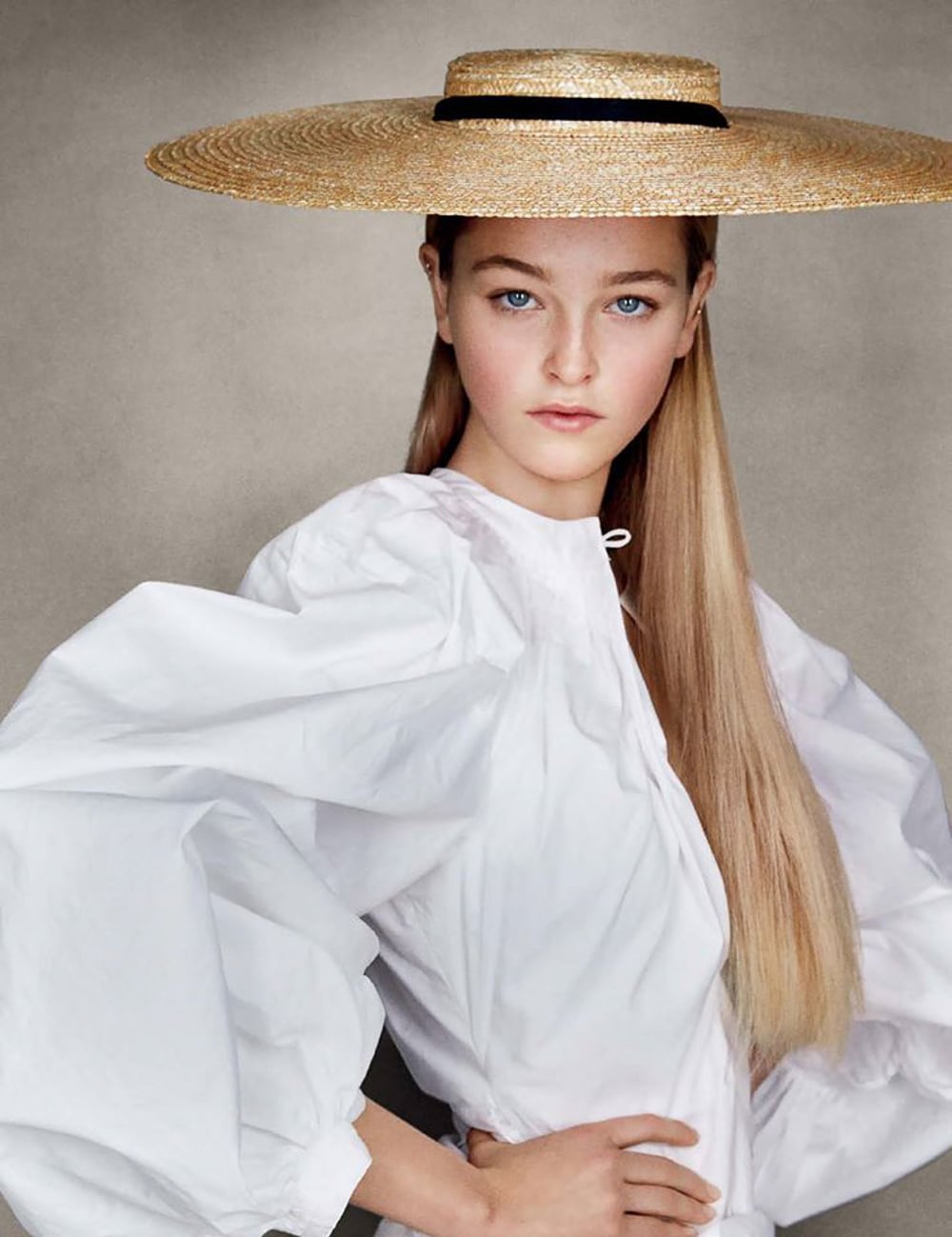 Vogue Germany March 2017 Jean Campbell by Patrick Demarchelier