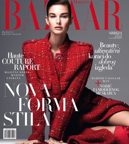 Harper’s Bazaar Serbia April 2017 Ophelie Guillermand by Andrew Yee