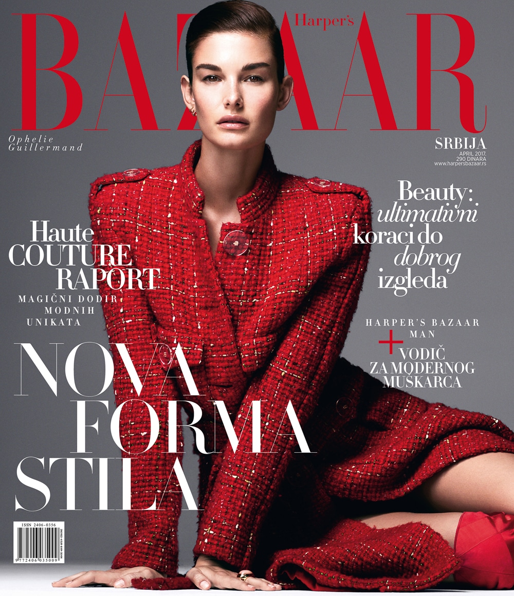 Harper’s Bazaar Serbia April 2017 Ophelie Guillermand by Andrew Yee