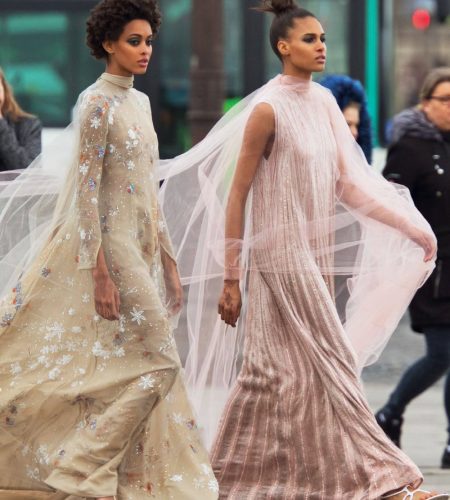 Vogue Arabia March 2017 Cindy Bruna & Samile Bermannelli by Hans Feurer