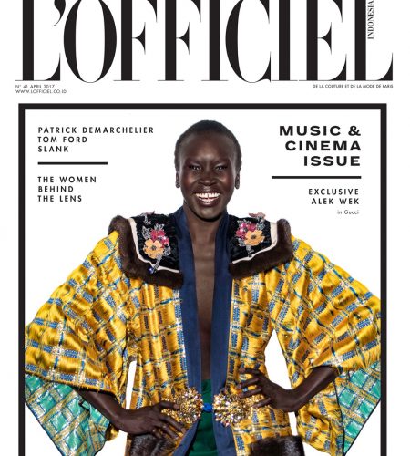 L’Officiel Indonesia April 2017 Alek Wek by Onin Lorente