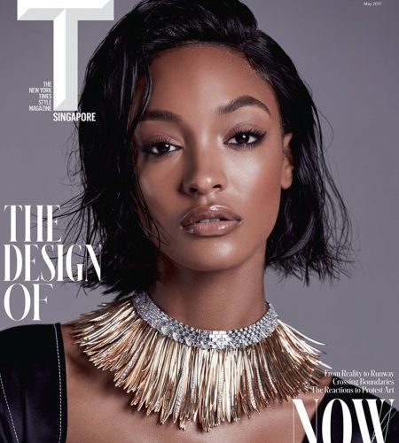 T Singapore May 2017 Jourdan Dunn by Dennis Leupold