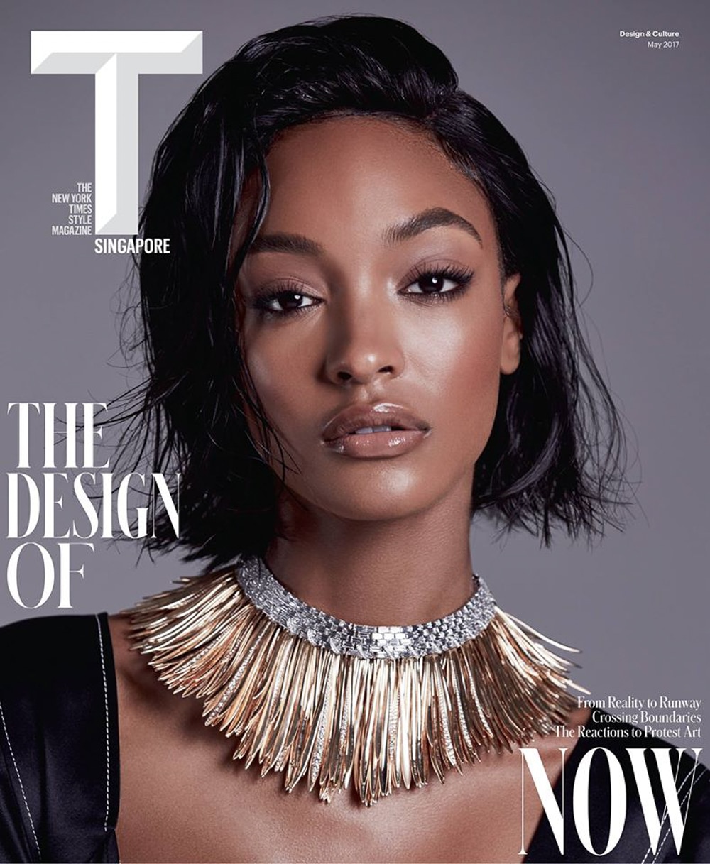 T Singapore May 2017 Jourdan Dunn by Dennis Leupold