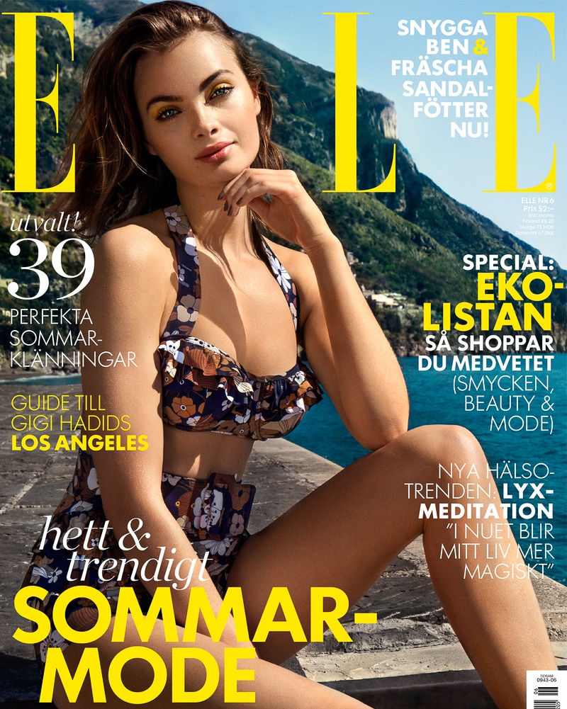 ELLE Sweden June 2017 Moa Aberg by Dan Kullberg