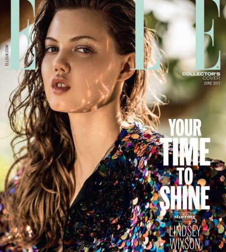 ELLE UK June 2017 Lindsey Wixson by Gilles Bensimon