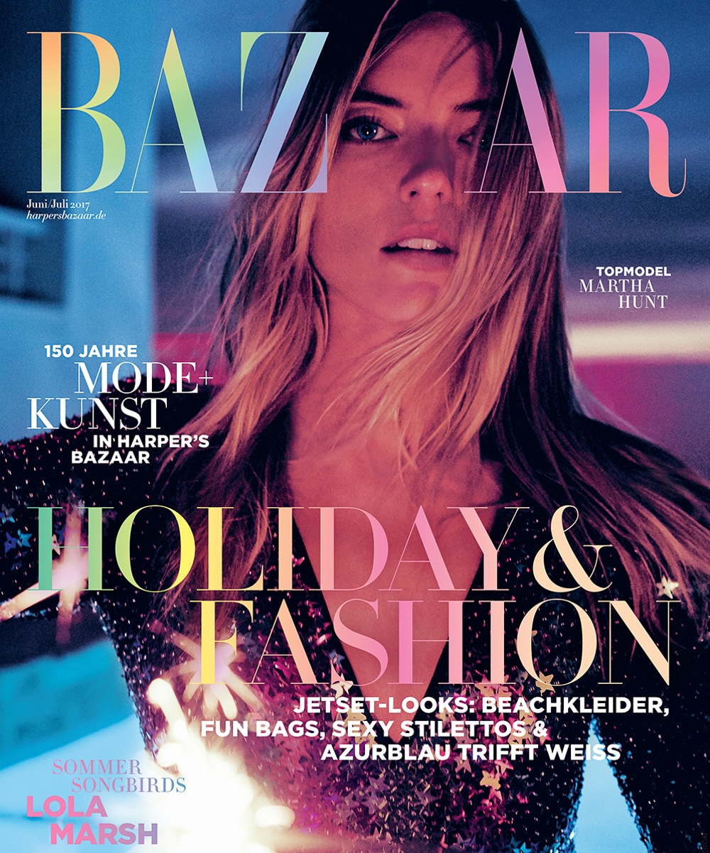 Harper’s Bazaar Germany June 2017 Martha Hunt by Regan Cameron