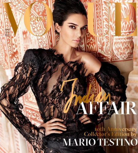 Vogue India May 2017 Kendall Jenner by Mario Testino