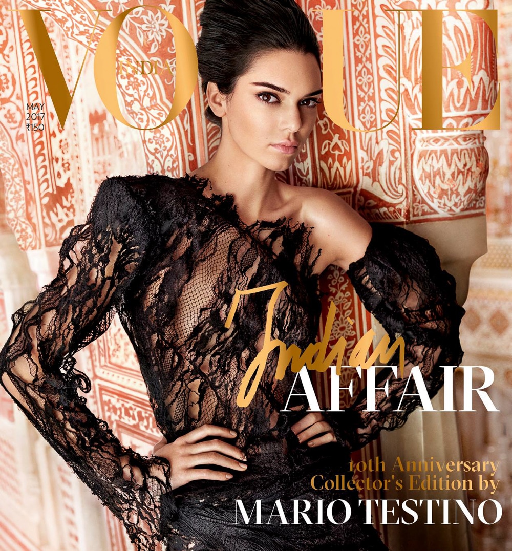 Vogue India May 2017 Kendall Jenner by Mario Testino