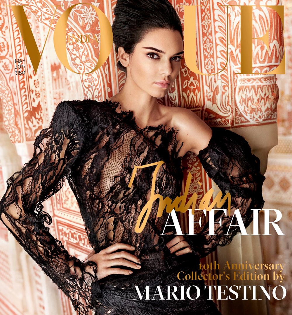 Vogue India May 2017 Kendall Jenner by Mario Testino