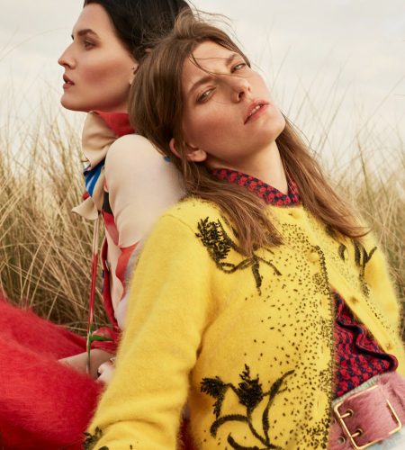 Harper’s Bazaar UK July 2017 Katlin Aas and Valerija Kelava by Agata Pospieszynska