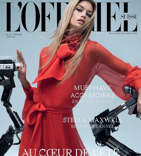 L’Officiel Switzerland Summer 2017 Stella Maxwell by Rowan Papier