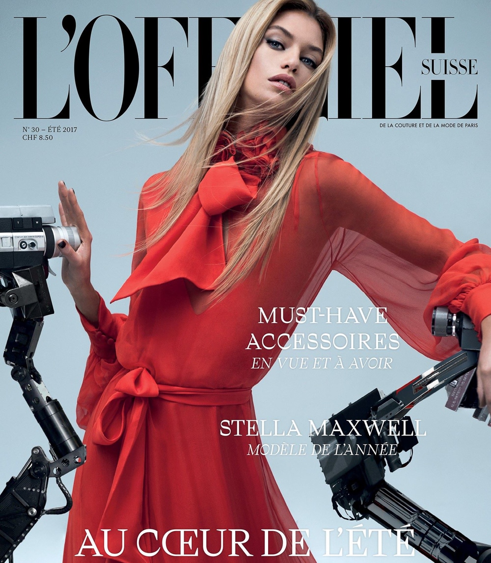 L’Officiel Switzerland Summer 2017 Stella Maxwell by Rowan Papier