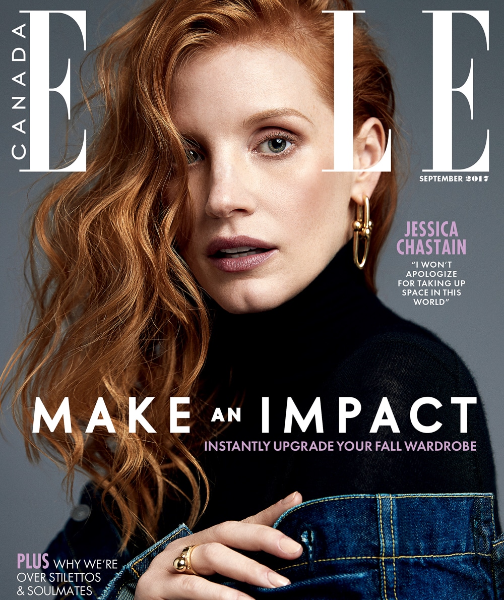 ELLE Canada September 2017 Jessica Chastain by Max Abadian