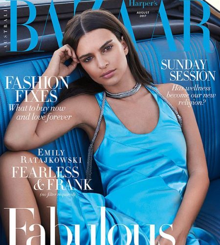 Harper’s Bazaar Australia August 2017 Emily Ratajkowski by Pamela Hanson