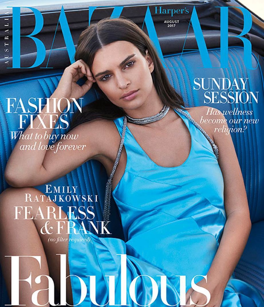 Harper’s Bazaar Australia August 2017 Emily Ratajkowski by Pamela Hanson