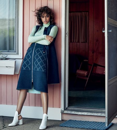 Vogue Arabia July 2017 Alanna Arrington by Michael Schwartz