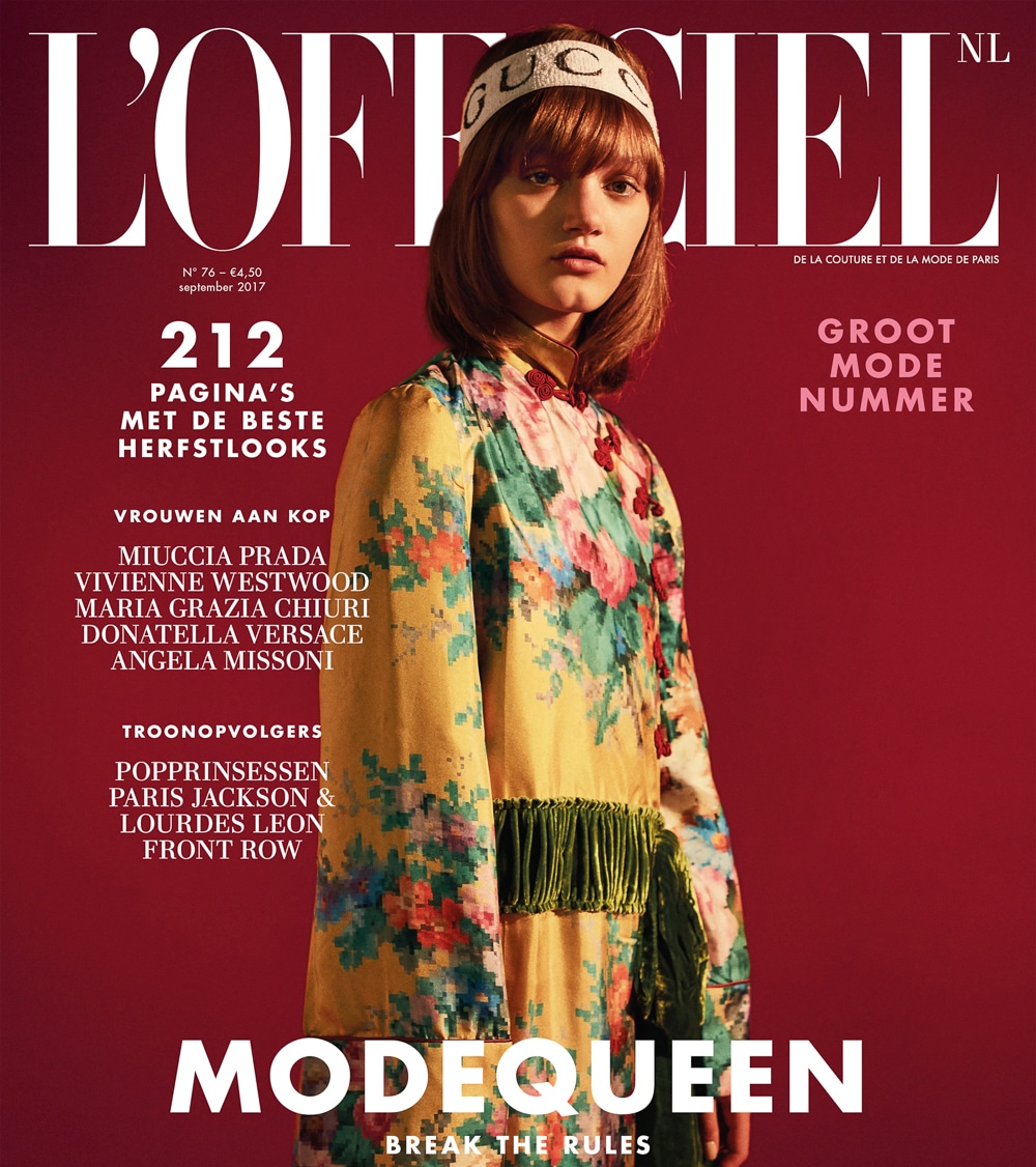 L’Officiel Netherlands September 2017 Peyton Knight by Guy Lowndes