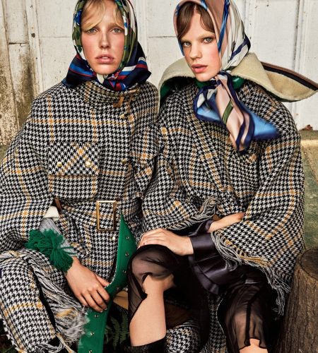 Vogue Japan September 2017 Estella Boersma and Jessie Bloemendaal by Giampaolo Sgura