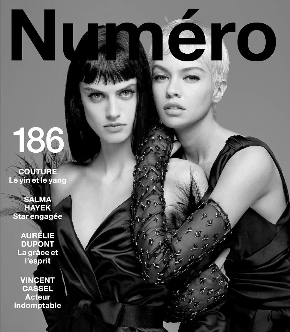 Numéro September 2017 Sarah Brannon and Stella Maxwell by Anthony Maule