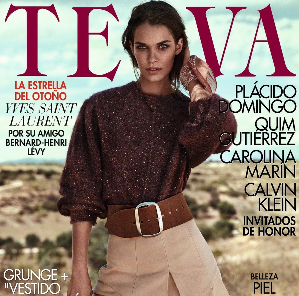 Telva Magazine October 2017 Gara Arias by Jonathan Segade