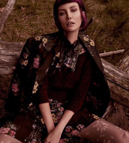 ELLE Czech November 2017 Ester Berdych Satorova by Andreas Ortner
