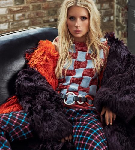 ELLE Russia October 2017 Lottie Moss by Xavi Gordo