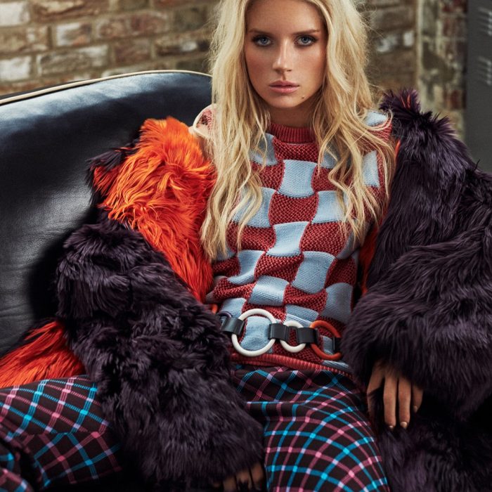 ELLE Russia October 2017 Lottie Moss by Xavi Gordo