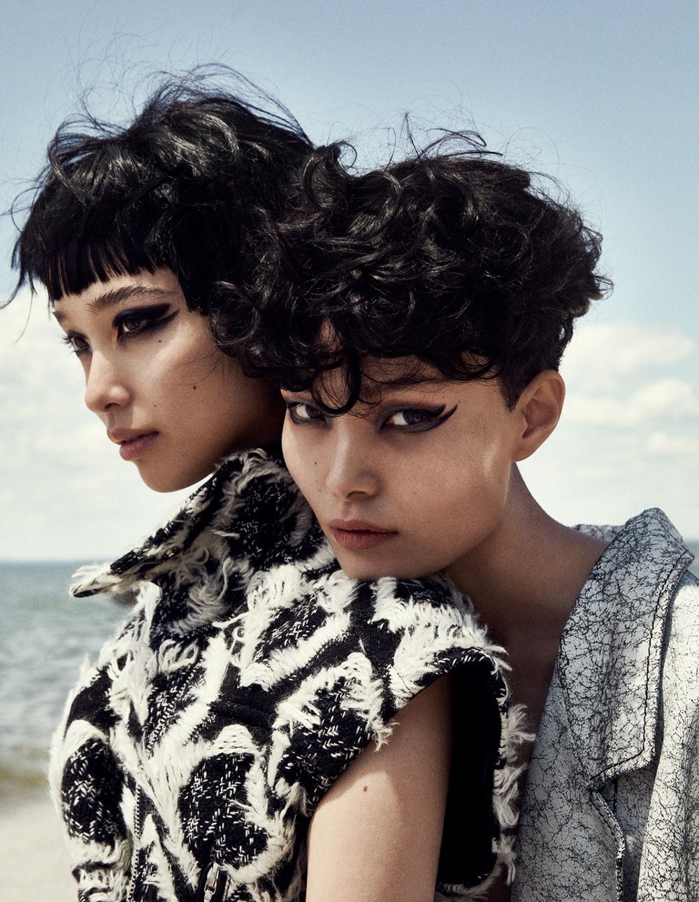 Vogue Japan December 2017 Yuka Mannami and Ling Liu by Marcus Ohlsson
