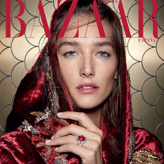 Harper’s Bazaar Spain December 2017 Josephine Le Tutour by Zoltan Tombor