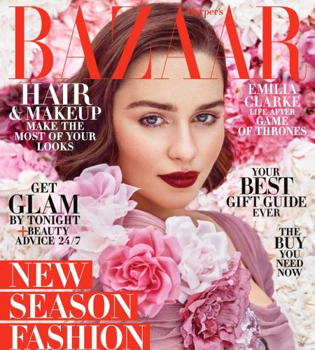 Harper’s Bazaar December 2017 Emilia Clarke by Mariano Vivanco