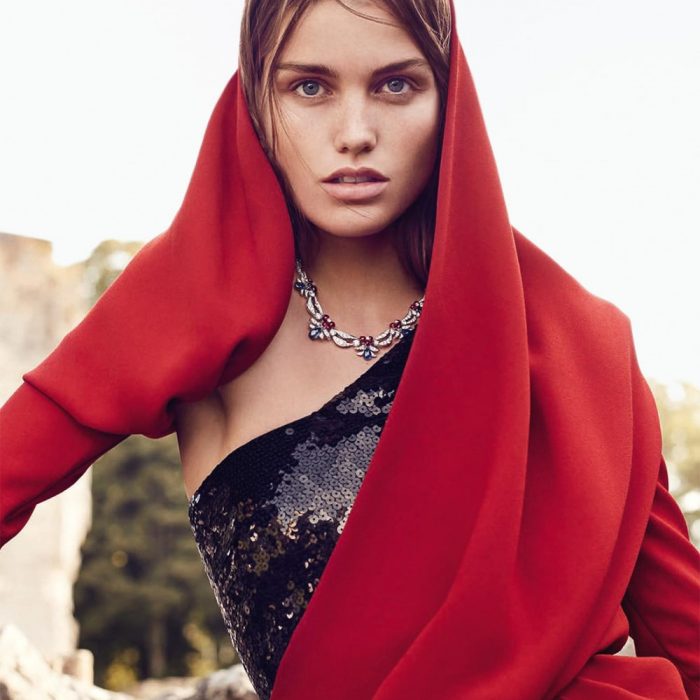 Vogue Spain December 2017 Luna Bijl by Nathaniel Goldberg