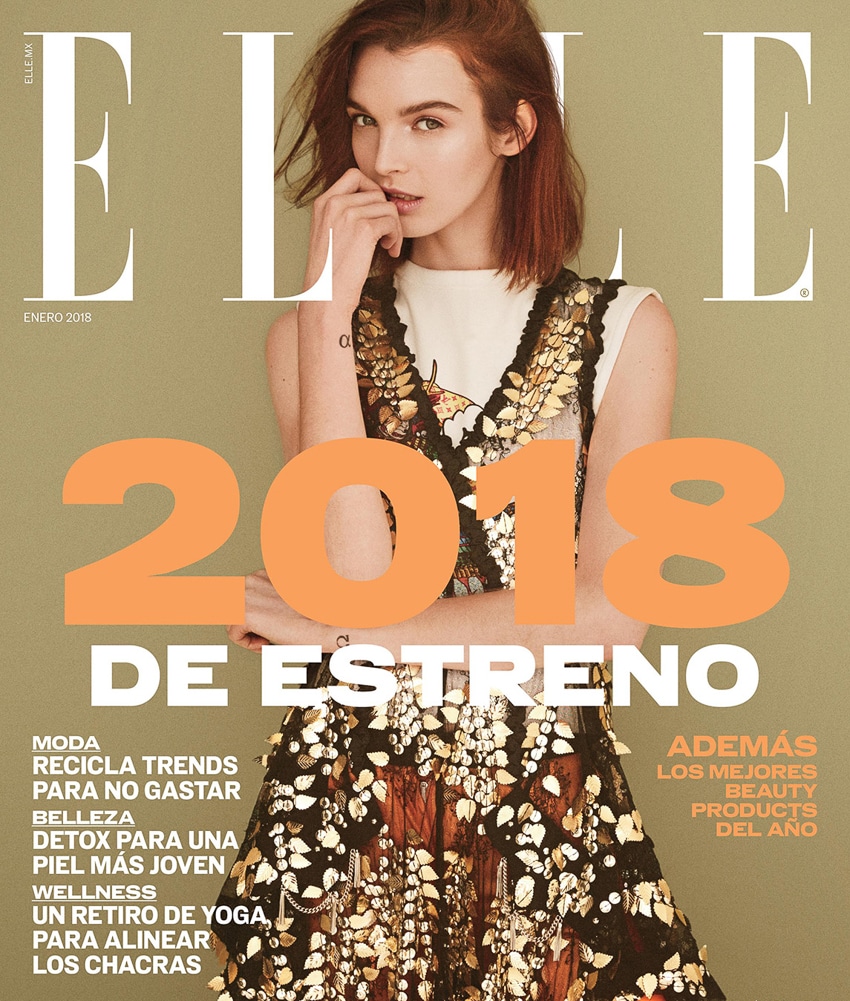 ELLE Mexico January 2018 Richie Hines by Felix Wong