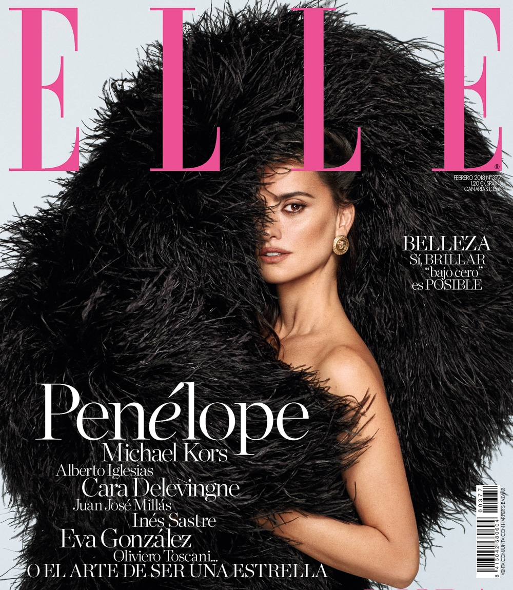 ELLE Spain February 2018 Penelope Cruz by Xavi Gordo