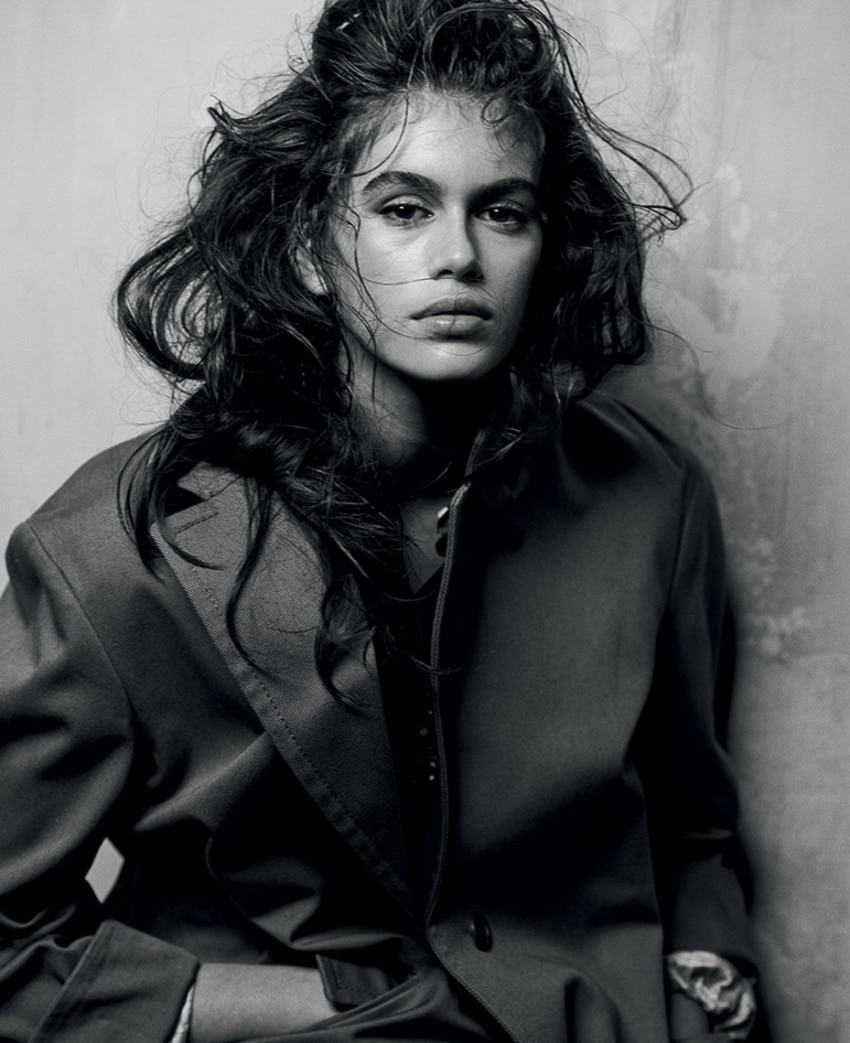 Interview Magazine March 2018 Kaia Gerber by Peter Lindbergh