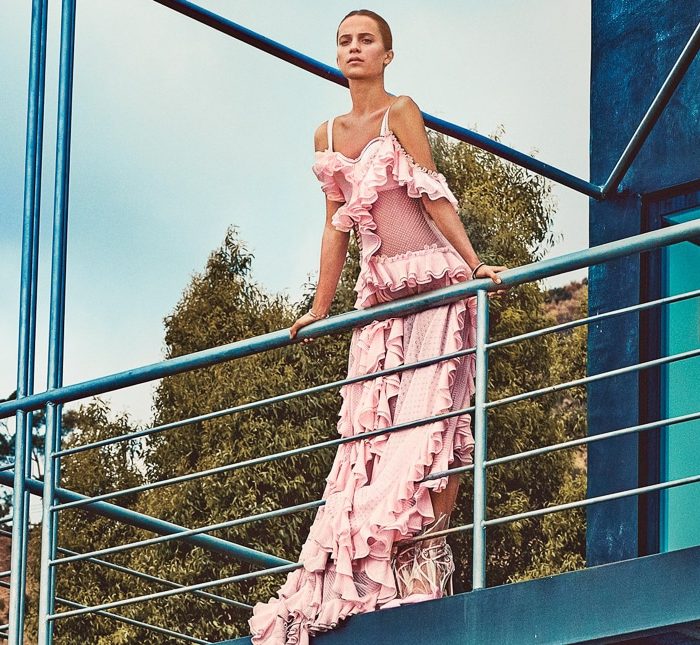 Vogue March 2018 Alicia Vikander by Steven Klein