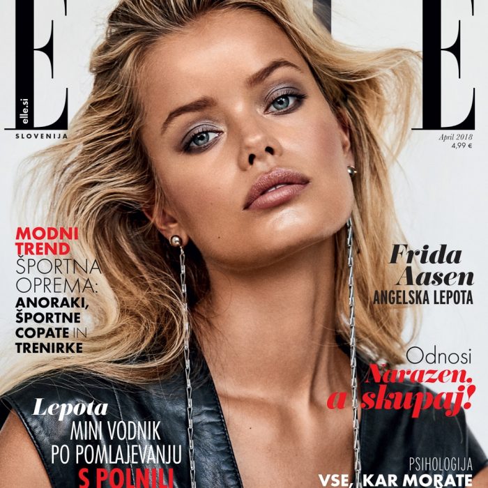 ELLE Slovenia April 2018 Frida Aasen by Caleb & Gladys