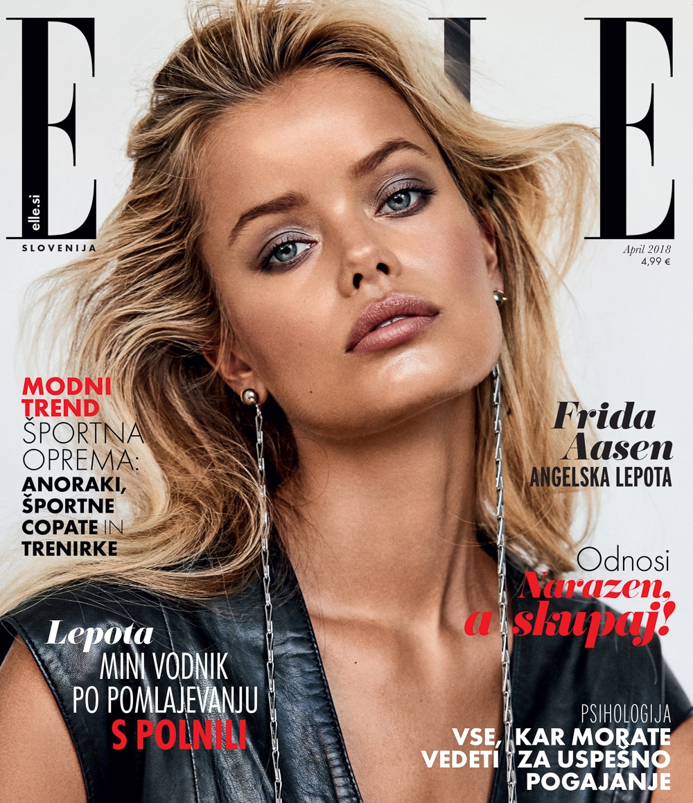 ELLE Slovenia April 2018 Frida Aasen by Caleb & Gladys