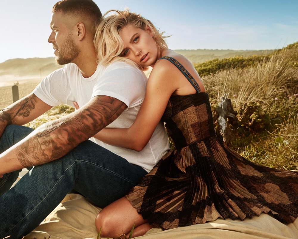 Marie Claire Australia March 2018 Buddy Franklin and Jesinta Franklin by Georges Antoni