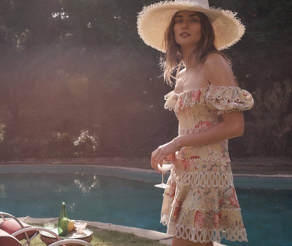 Zimmermann Summer Swim 2018 Andreea Diaconu by Andy Swartz